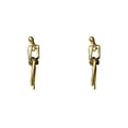 thumbnail image 1 of Cateissary de postura sentada portátil, de baño, estante de escritorio, estantería, mesita de noche, decoración, adorno de moda Oro Tipo 2 2piezas, 1 of 6