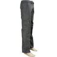 thumbnail image 3 of Men‘s Cargo Pants Pure Color Slim Fit Zipper Elastic Pocket Breathable Trousers, 3 of 4