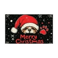 thumbnail image 2 of Dsscvnef Festive Christmas Doormat Non Indoor/Outdoor Holiday Rug for Home Decoration for Adding Festivity to Your Home! Tassel Throw Blanket Small Furry Rug, 2 of 4