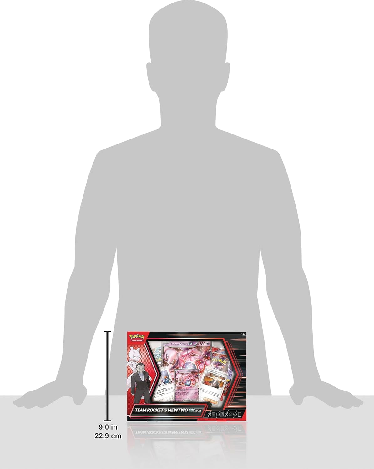 Pokemon Team Rockets Mewtwo ex Box