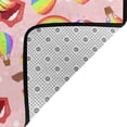 thumbnail image 4 of LNWH LGBT Crazy Mouth Art Rug for Bedroom Living Room, Non-Slip Soft Foldable Carpet, 63" x 48", 4 of 6