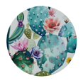 thumbnail image 2 of JEUXUS  Round Tablecloth for Dining Table Fabric Table Cover Cactus Pattern Water Resistant Circular Table Cloth for Kitchen Farmhouse Decorative Tables Cloth Cover, 2 of 7