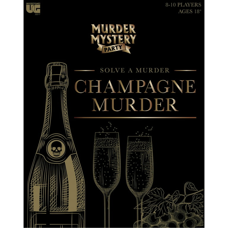 Murder Mystery Party: The Champagne Murder, for 8 Adult Players