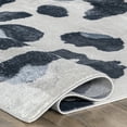 thumbnail image 5 of nuLOOM Shakira Modern Leopard Area Rug, 6' 7" x 9', Shakira Light Grey, 5 of 9