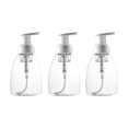 thumbnail image 1 of POINTERTECK 3pcs 250ml Foaming Soap Lye Subpackaging Bottle Empty Pump Bottles Liquid Soap Storage Bottle White, 1 of 8