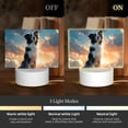 thumbnail image 3 of Hirioo Cloud Border Collie for Rectangular Acrylic with Night Light Best Gifts for Lover Girl Mom, Valentine's Day Anniversary Birthday Wedding Present, 3 of 9