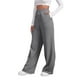thumbnail image 1 of Pantalones deportivos de algodón para mujer, con bolsillos, ajustados, informales, para correr, hacer ejercicio y yoga., 1 of 7