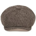 thumbnail image 4 of SikaFu Fashion Wool Newsboy Caps Mens Herringbone Flat Caps Women Men British Painters Hats Soft Autumn Winter Caps Hats casquette, 4 of 6