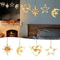 thumbnail image 2 of Binwennn Starlight Projector Outdoor Night Club Lights Color Changing Christmas Decoration Christmas Star Window Lights With Warm White LED Light Window Star Hanging Lights Christmas Decoration LED, 2 of 7