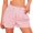 Pink2, variant on yillto Womens Pajama Short Fuzzy Soft Comfy Cute Sleepwear Elastic Loose Plaid Pjs Shorts Bottoms
