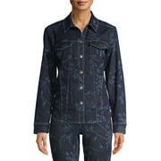 EV1 from Ellen DeGeneres Women’s Shirt Jacket, Military-Inspired Floral