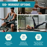 GR8FLEX Ultimate High Performance Gym with Total Over 100 Exercise Options, Multi-Functional Workout Machine, Strength Training, Cardio,  Body Fitness Equipment (Carbon Fiber Black Model)