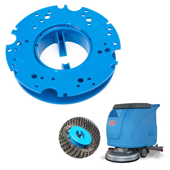 Universal Floor Scrubber with Center Lock Mechanism for Secure and Effortless Cleaning