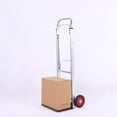 thumbnail image 6 of Small Heavy-Duty Moving Dolly for Furniture with Foldable Design & Adjustable Handle 9020-Style, Compact Storage | Metal Frame & Rubber Wheels Black, 6 of 13