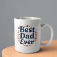 thumbnail image 2 of Best Dad Ever Coffee Mugs 15 OZ Sublimation Mugs,Double-sided Printing Ceramic Cups Ceramic Mugs for Coffee,Tea,Hot Cocoa, 2 of 4