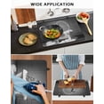 thumbnail image 5 of Large Induction Cooktop Protector Mat Hippo Stove Top Covers for Electric Stove, Funny Animal Bathtub Abstract Art Grey Decorative Stove Burner Cover Mats, Glass Top Stove Cover, 5 of 7
