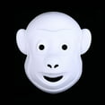 thumbnail image 2 of Diy White Blank Hand Painted Party Props Mask Navy One Size, 2 of 3