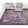 thumbnail image 2 of Freya Plush Shag Rug Metallic Sheen, Amethyst Quartz, 7ft-6in x 9ft-6in Area Rug, 2 of 7