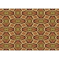 thumbnail image 1 of Ahgly Tapis Rectangulaire Lavable en Machine Intérieur Rouge Safran, 2 Pieds x 5 Pieds, 1 of 7
