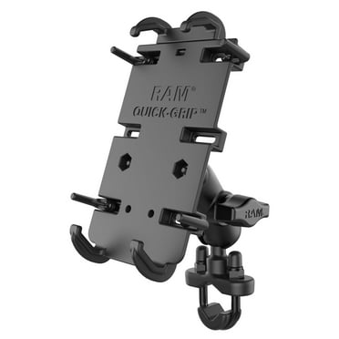 RAM Mounts Quick-Grip™ XL Phone Mount with Handlebar U-Bolt Base - Short