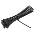 thumbnail image 3 of 12 Inches Reusable Cable Zip Ties Nylon Wire Slipknot Strap Black 50 Pack, 3 of 5