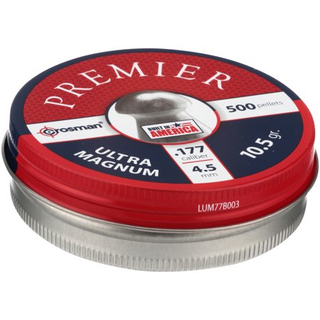 Crosman Premier Mag 177 Caliber Domed Pellets 500ct LUM77