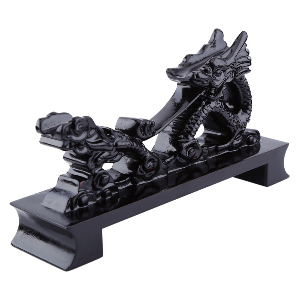1pc Chinese Dragon Shaped Small Size Samurai Sword Katana Wakizashi Holder Stand Display, Sword Holder, Dragon Display Holder, Wood Holder