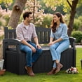 thumbnail image 5 of Devoko 82 Gallon Storage Patio Bench and Deck Box Organization Storage Combi for Patio, Garden, 5 of 7
