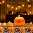 thumbnail image 5 of ChicYu Halloween Party Tablecloth Spooky Festive Table Cover Halloween Table Decor Halloween Dining Table Cloth Cute Table Cover Holiday Party Table Decoration(137x274cm), 5 of 5