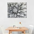 thumbnail image 2 of JRXY  White Flower Canvas Wall Art Painting Floral Canvas Pictures Aesthetic Botanical Artwork for Bedroom Living Room Bathroom Decoration picture 3, 2 of 6