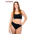 thumbnail image 2 of No Boundaries High-Rise Thong Light Absorbency Period Underwear, 2-Pack, Women’s Sizes XS-XXL, 2 of 8