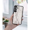 thumbnail image 5 of WIRESTER Shockproof Soft Rubber Cover Case for Samsung Galaxy S25 6.2" 2025, Cream Stone Marble, 5 of 5