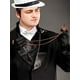 thumbnail image 4 of Accesorios de disfraces para hombre de los años 20, juego de disfraz de gánster Flapper, kit de disfraz del Gran Gatsby de los años 20 con sombrero Trilby, tirantes elásticos y bigote, reloj de bolsillo para hombre Sincero Electrónica, 4 of 5