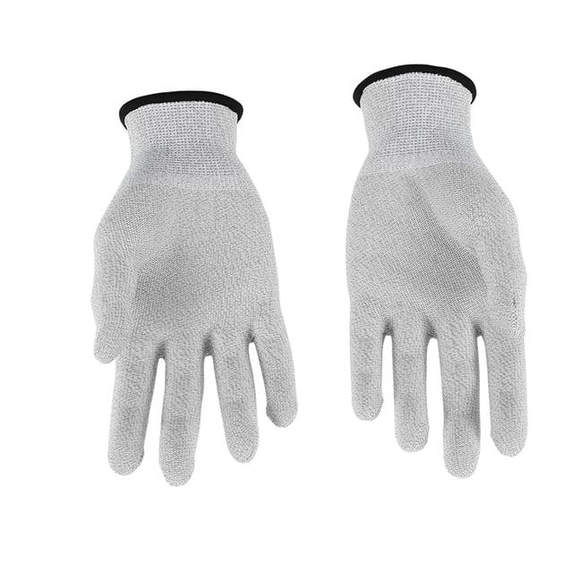 Guantes de masaje, 1 par de guantes con electrodos para máquina Tens, guantes conductores para manos, rendimiento de primera categoría