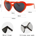 thumbnail image 3 of Lunettes d'Amour de Diffraction de Forme de Coeur Portable en Plein Air 3 Pièces, 3 of 5