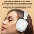 thumbnail image 4 of Wireless Over-Ear Headphones with Microphone, Bluetooth 5.3 and Noise Cancelling for Gaming, Work, Travel, Multiple Colors Available, 4 of 8