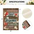 thumbnail image 5 of Sm:)e Northern Cardinal Always Loved Forever Wooden Garden Flag 12 x 18 Inch, Double-Sided Printing, Outdoor Welcome Decor for Yards, 5 of 8