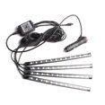 thumbnail image 5 of Luz de ambiente LED para automóvil, luz decorativa para automóvil, luz de ambiente con control por voz por aplicación, luz de ritmo musical RGB con Bluetooth, 5 of 5
