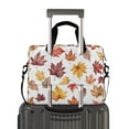 thumbnail image 2 of FORMRS 16" Laptop Sleeve Bag Carrying Case with Handle Travel Shoulder Briefcase, Gray Autumn Leaves, 2 of 8