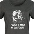 thumbnail image 3 of Instant Message - Santa Man In Uniform - Women's Any Way Dress, 3 of 7