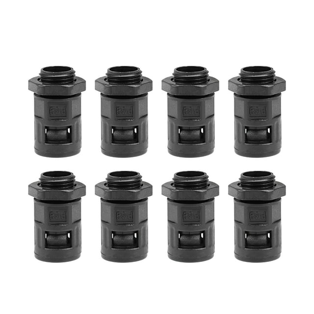 Conector de tubo corrugado para cable Gland AD13, unión de tubo, abrazaderas de tubo, 8 piezas
