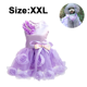 thumbnail image 2 of FloreceBien Vestido de novia para perro pequeño con lazo, disfraz de fiesta de cumpleaños, vestido Formal de satén con perlas rosas para niña y gato, 2 of 5