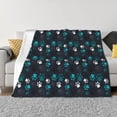 thumbnail image 1 of Fotbe Animal Footprints Manta de Franela con Estampado, Manta Ultrasuave para Cama, Sofá, Auto, Hipoalergénica y Antibolitas-80"x60", 1 of 6