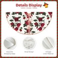 thumbnail image 3 of Haiem Rose Flowers Pattern Christmas Tree Skirt Merry Christmas Party Christmas Tree Decoration,New Year Decorations-36", 3 of 6