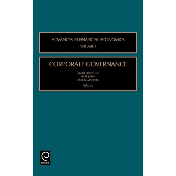 Advances in Financial Economics Corporate Governance, Book 9, (Hardcover)