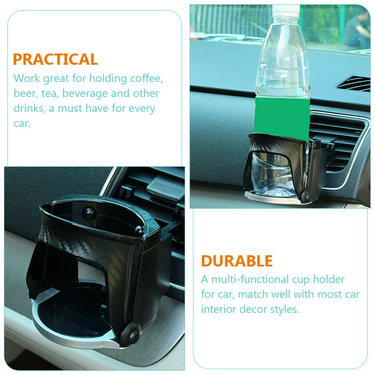 Car Cup Holder Vent Outlet Drink Water Coffee Bottle Holder Can