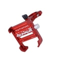 thumbnail image 2 of QualitChoice Bike Phone Holder Mount Smartphone Stand Bracket Rotating Adjustable Aluminum Alloy Universal Anti-skid Accessory Red, 2 of 6