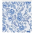 thumbnail image 3 of Ambesonne Vintage Blue Shower Curtain, Porcelain Pattern, 69"Wx70"L, Cobalt Blue White, 3 of 3