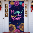 thumbnail image 5 of Champagne Celebration Banner New Year Party Backdrop Glittering Design Golden Theme for New Year Party Holiday Celebration Indoor Event, 5 of 9