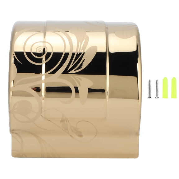 Golden Stainless Steel Waterproof Toilet Paper Holder - Bathroom Roll Rack